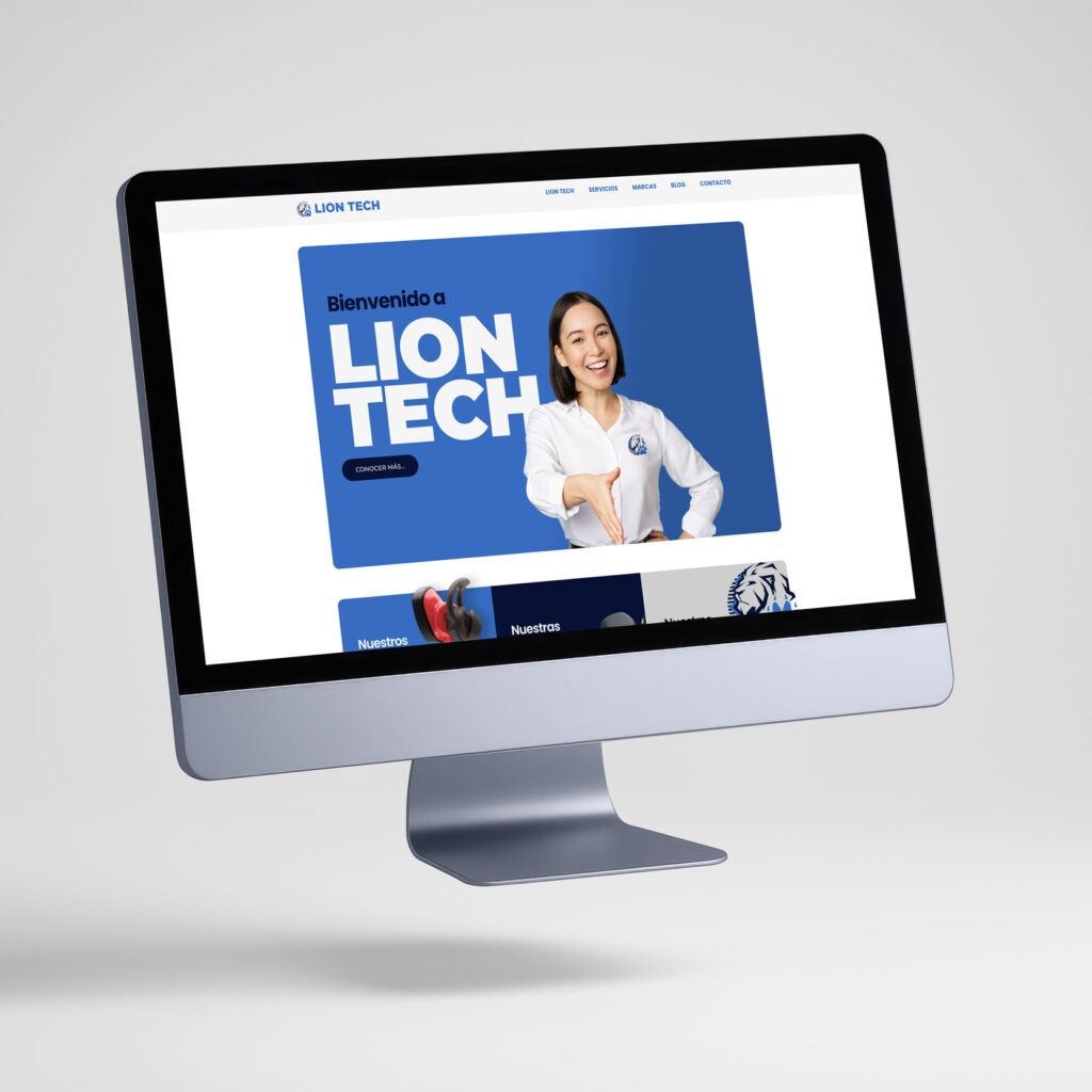 Web Institucional - Lion Tech Ve